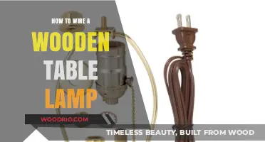 DIY Wooden Table Lamp Wiring: A Step-by-Step Guide for Beginners