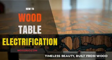 Electrify Your Wood Table: DIY Guide to Modern Functionality