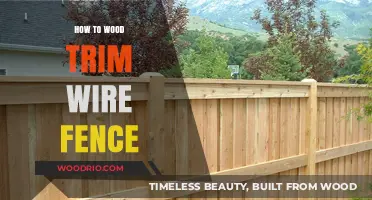 DIY Guide: Adding Wood Trim to Wire Fences for a Polished Look
