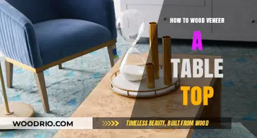 Master Wood Veneering: Transform Your Table Top with Easy Steps