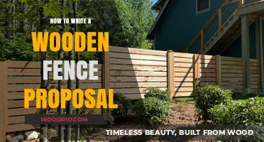 Crafting a Winning Proposal for Your Wooden Fence Project