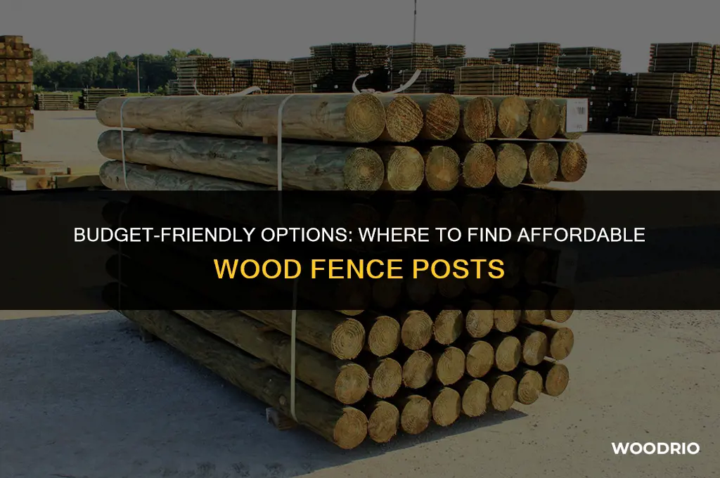 how tobuy cheap wood fence posts