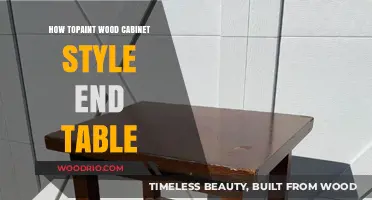 Revamp Your Space: Painting Wood Cabinet-Style End Tables Like a Pro