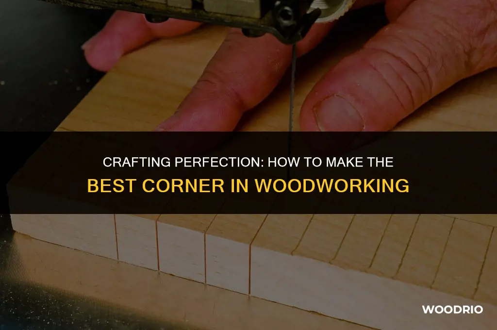 how tp make the best corner in wood
