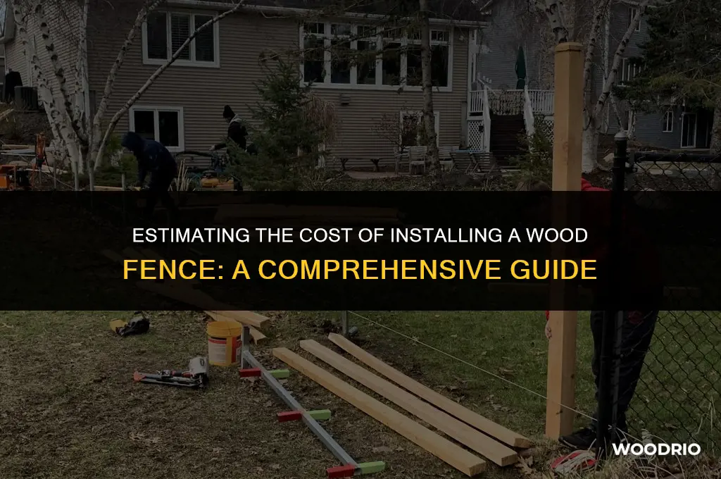 how uch to install a wood fence