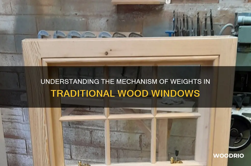 how weights work in old wood windows