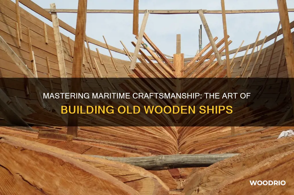 how were old wooden ships built