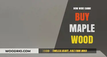 Where to Buy Wide Maple Wood: A Comprehensive Guide