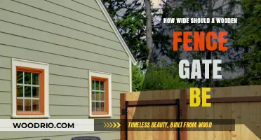 Optimal Width for Wooden Fence Gates: A Comprehensive Guide