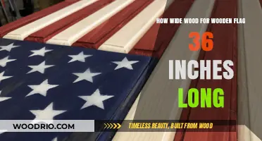 Choosing the Right Wood Width for a 36-Inch Wooden Flag