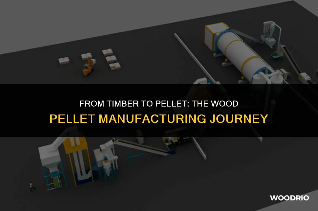 how wood pellets are made
