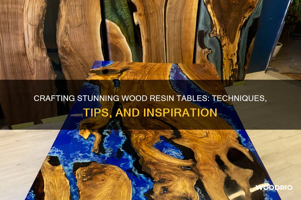 how wood resin tables