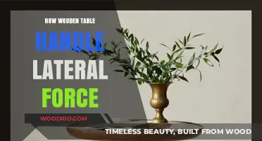 Understanding Wooden Table Resistance to Lateral Forces: A Structural Analysis