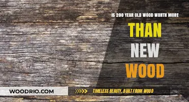 Old Wood vs. New: Is Aged Timber More Valuable?