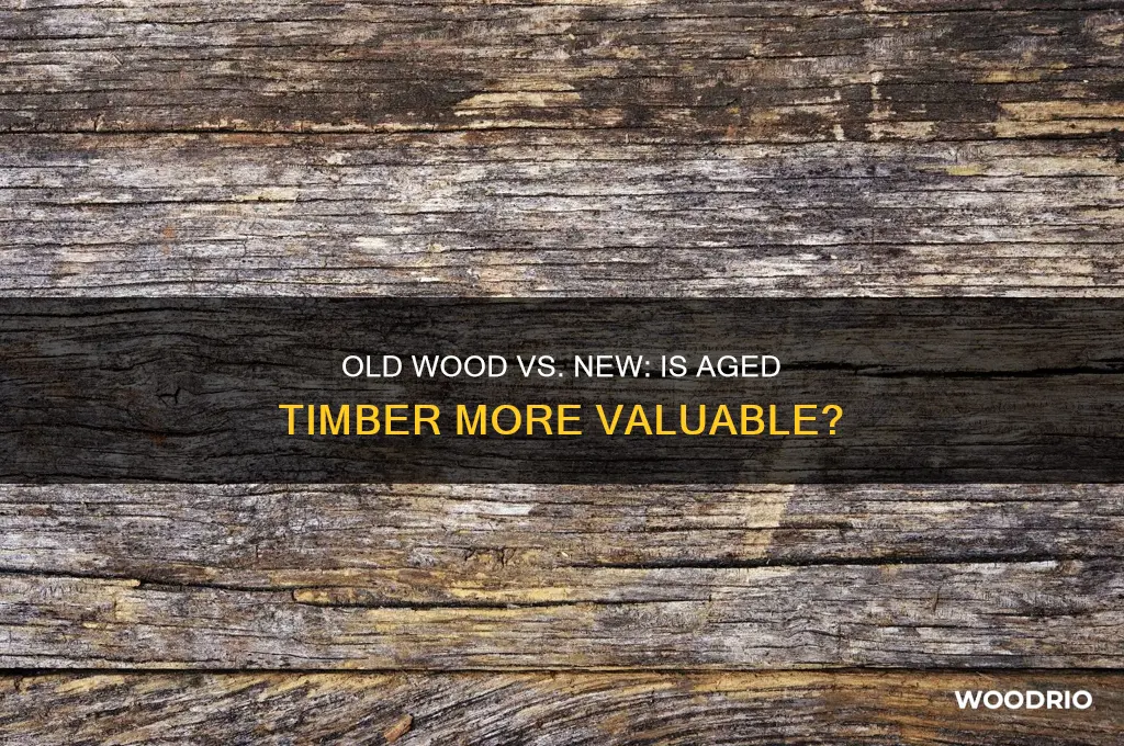 is 200 year old wood worth more than new wood