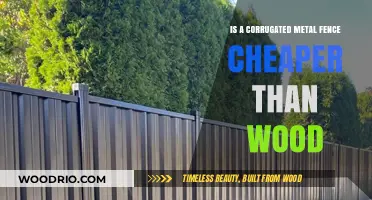 Comparing Costs: Corrugated Metal vs. Wood Fencing