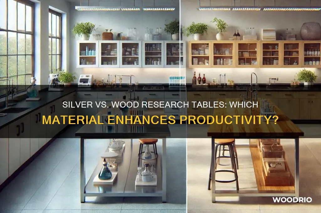 is a silver researcj table better than a wood one
