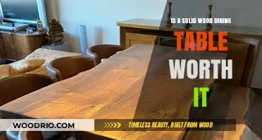 Solid Wood Dining Tables: Are They a Worthwhile Investment?
