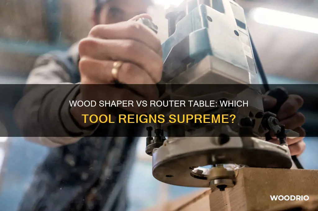 is a wood shaper better than a router table