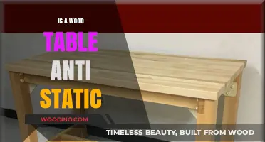 Is a Wood Table Anti-Static? Exploring Static Electricity Resistance