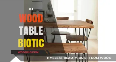 Is a Wood Table Biotic? Exploring the Nature of Wooden Furniture