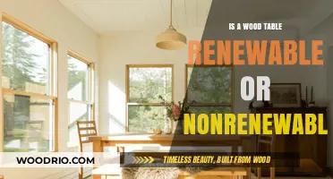 Wooden Tables: Sustainable Choice or Finite Resource?