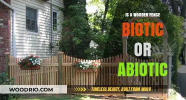 Nature's Boundary: Exploring the Biotic vs. Abiotic Debate of Wooden Fences