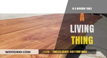 Is a Wooden Table Alive? Exploring the Nature of Living Things