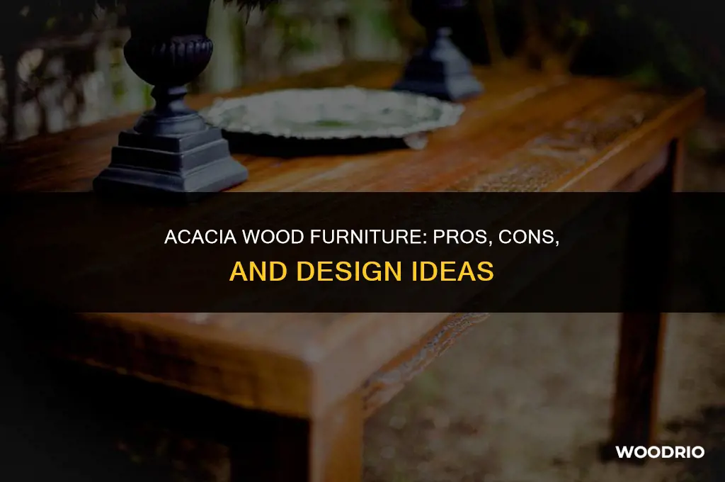 is acacia a good wood for furniture
