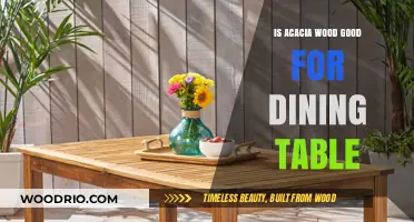 Acacia Wood Dining Tables: Durable, Stylish, and Eco-Friendly Choice