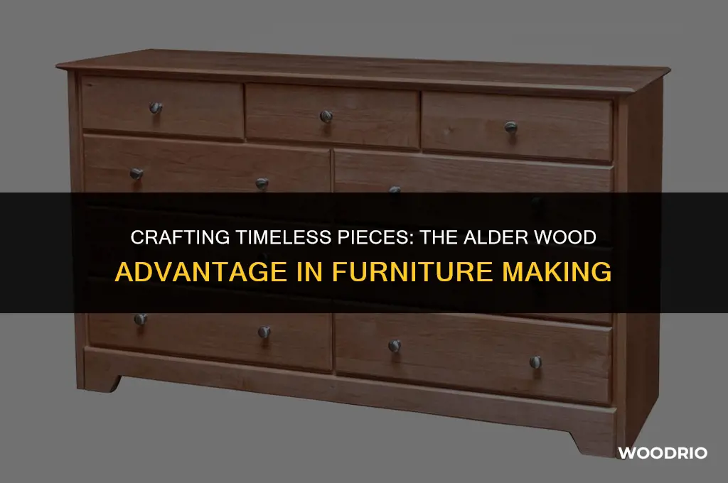 is alder wood good for furniture