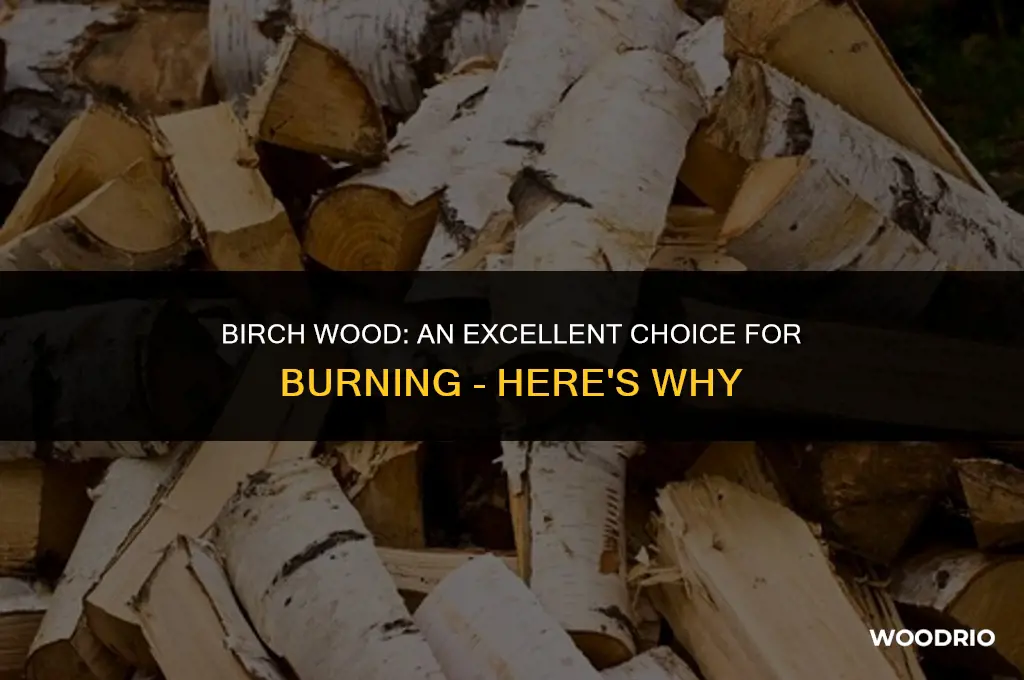 is birch wood good for burning