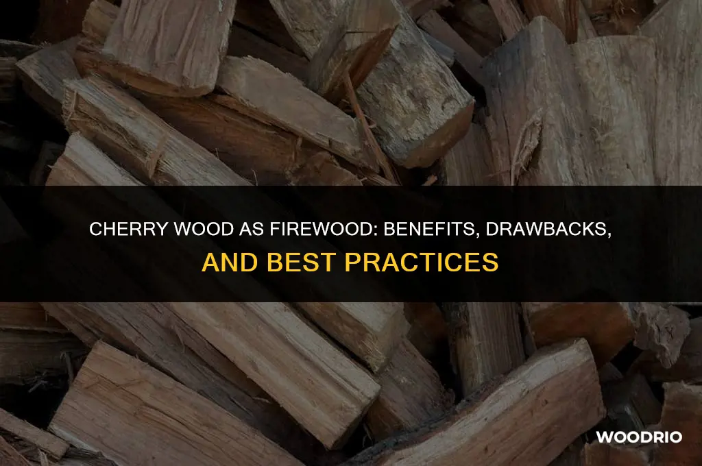 is cherry wood good firewood