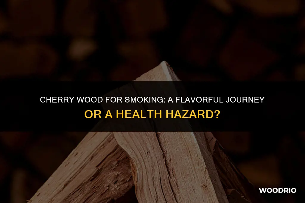 is cherry wood good for smoking