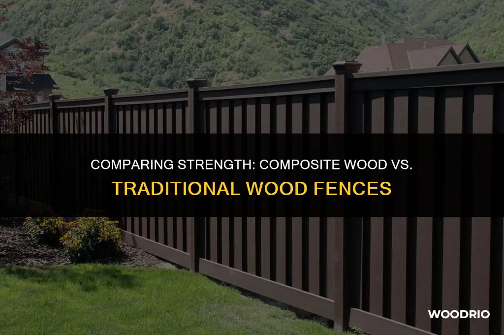 is composite wood fence as strong as wood