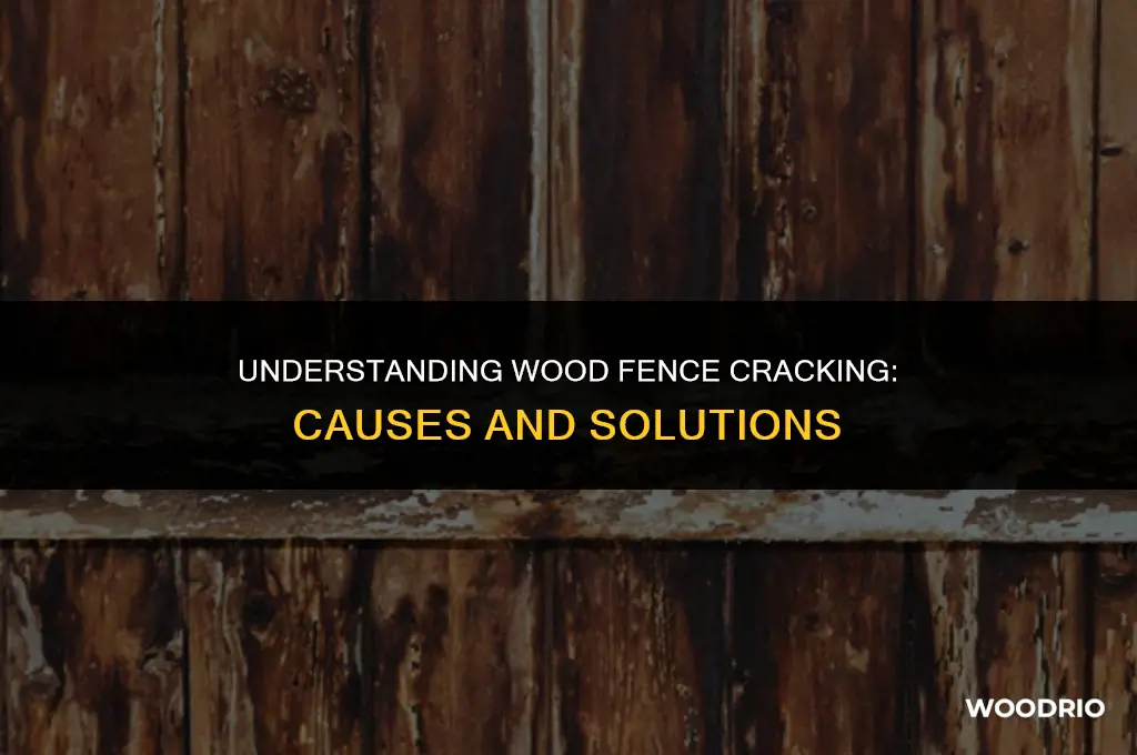 is cracking normal for wood fence