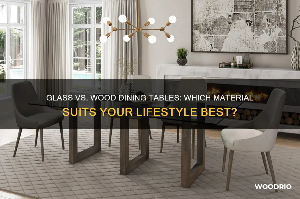 is glass dining table better than wood