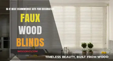Exploring the Top E-commerce Sites for Decorative Faux Wood Blinds