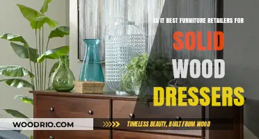 Top Furniture Retailers for Solid Wood Dressers: A Comprehensive Guide