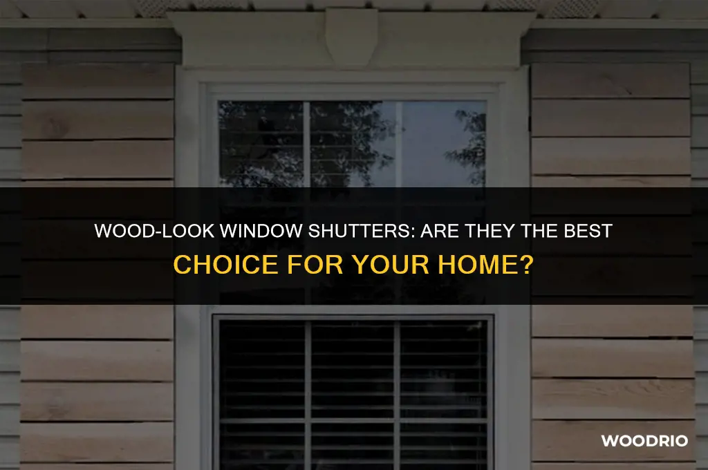 is it best place to shop wood-look window shutters