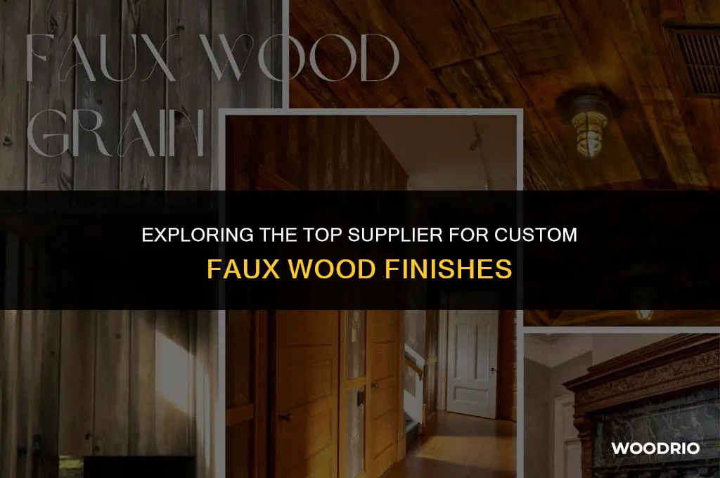is it best supplier for custom faux wood finishes