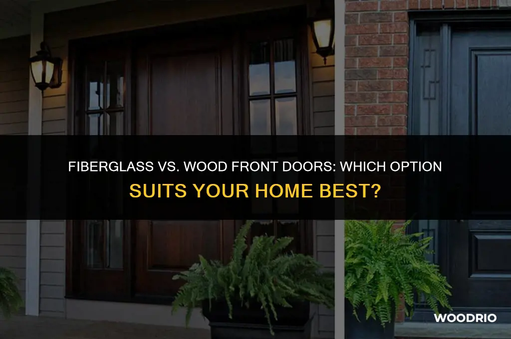is it best to have fiberglass or wood front doors