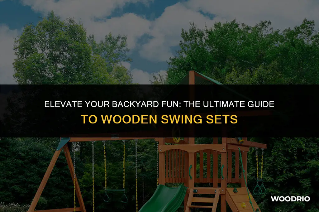 is it best wooden swing sets for backyard