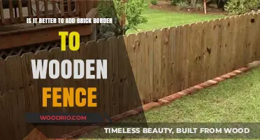 Enhancing Your Wooden Fence: The Benefits of Adding a Brick Border