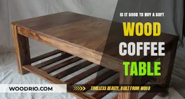 Soft Wood Coffee Tables: Pros, Cons, and Buying Tips
