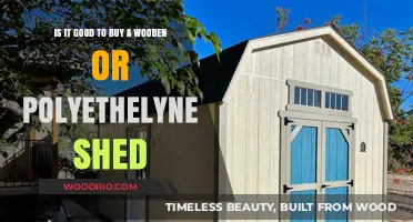 Wooden vs. Polyethylene Sheds: Which Material Suits Your Storage Needs Best?