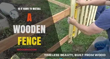 DIY Wooden Fence Installation: Challenges and Tips for Success