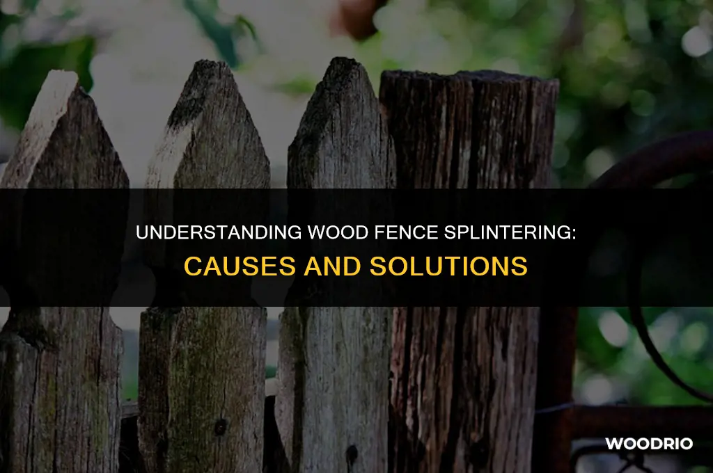 is it normal for wood fence to splinter