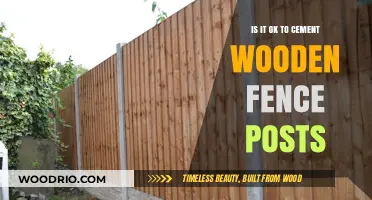 Securing Your Privacy: The Pros and Cons of Cementing Wooden Fence Posts