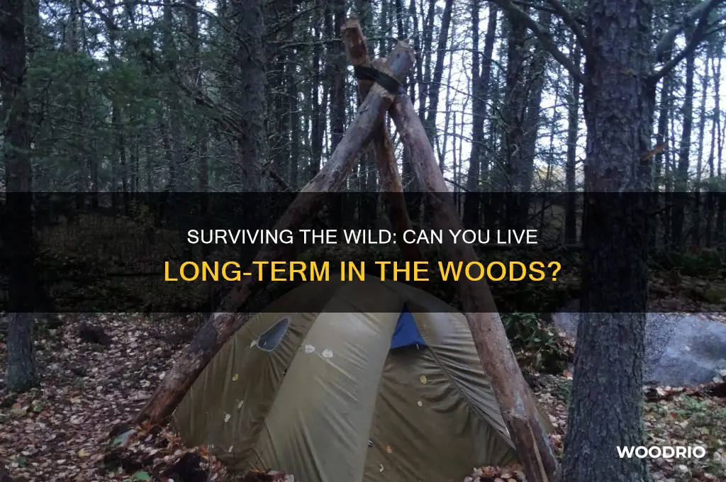 is it possible to live long term in the woods
